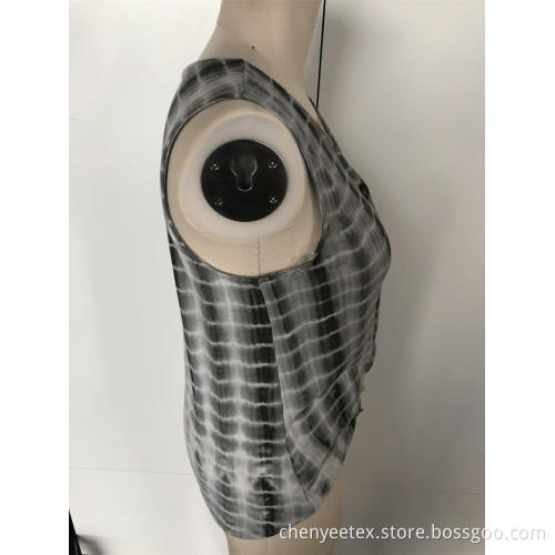 Vest tie-dyed for women